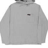 Vintage grey Tommy Jeans Hoodie - mens medium
