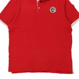 Napapijri Polo Shirt - 2XL Red Cotton