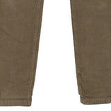 Napapijri Cord Trousers - 30W UK 8 Khaki Cotton