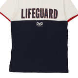 Lifeguard Dolce & Gabbana Polo Shirt - XL Block Colour Cotton Blend
