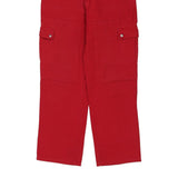 North Sails Cargo Trousers - 34W 33L Red Polyester