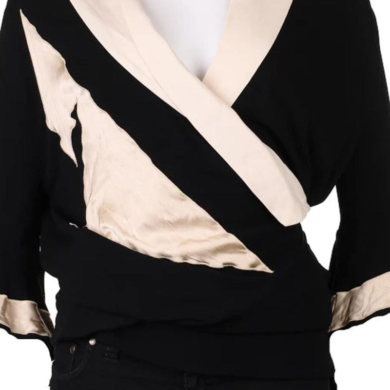 Balenciaga Blouse - Medium Black & White Viscose
