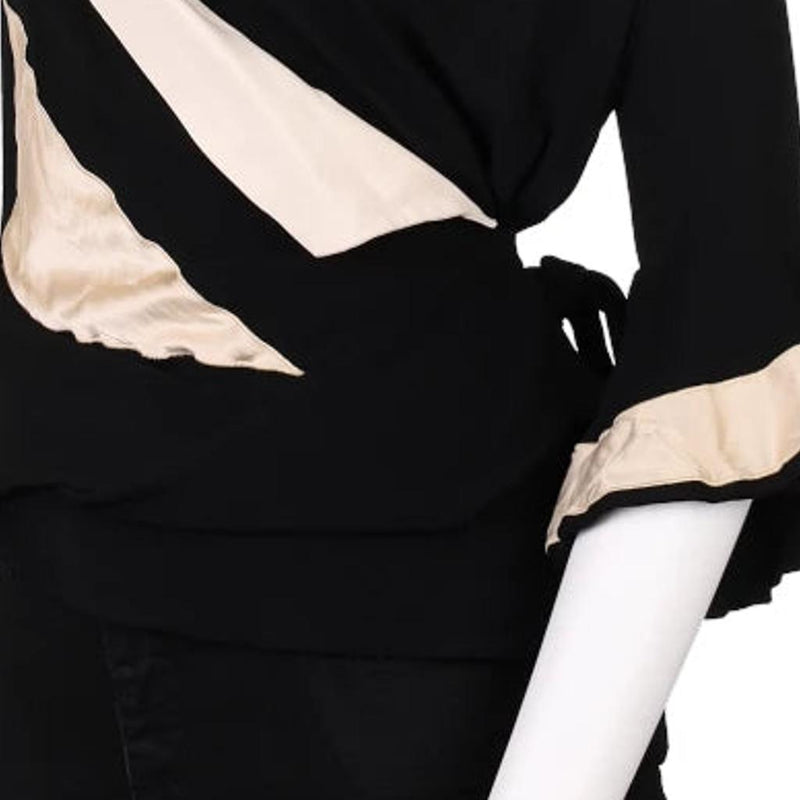 Balenciaga Blouse - Medium Black & White Viscose