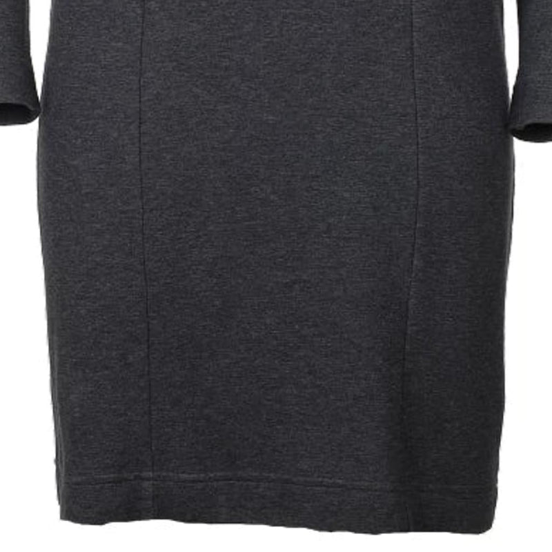 Armani Jeans Midi Dress - Medium Grey Cotton Blend