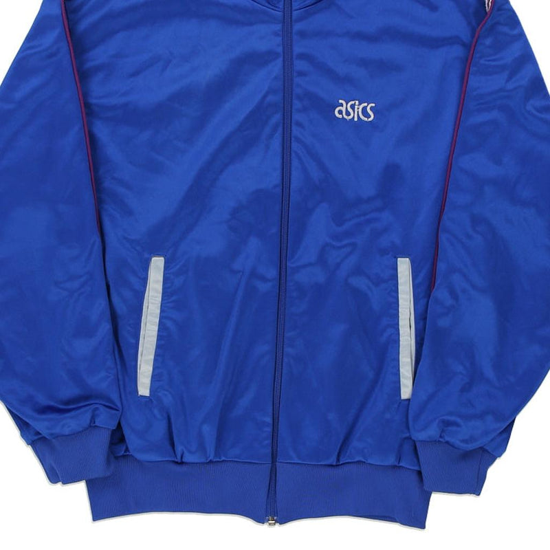 Vintage blue Asics Track Jacket - mens large