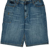 Hip Hop Ecko Unltd Denim Shorts - 36W 13L Blue Cotton