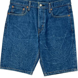 502 Levis Denim Shorts - 34W 10L Blue Cotton