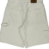 Route 66 Cargo Shorts - 34" Waist White Cotton