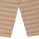 Gf Ferre Striped Trousers - 30W UK 10 Pink Cotton