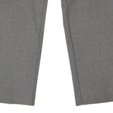 Max & Co Trousers - 33W UK 14 Grey Cotton