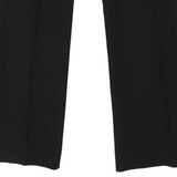 Moschino Trousers - 32W UK 12 Black Cotton