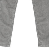 Love Moschino Cord Trousers - 32W UK 10 Grey Cotton