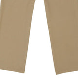 Burberry London Trousers - 32W UK 12 Beige Polyester