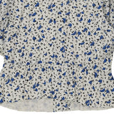 Yves Saint Laurent Floral Jacket - Large White Cotton