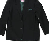 Fashion Lady Blazer - Medium Black Polyester Blend