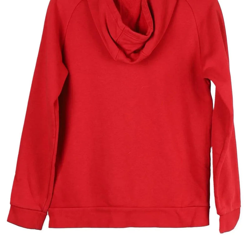 Age 13-14 Adidas Hoodie - Large Red Cotton Blend