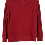 Age 13-14 Champion Spellout Hoodie - XL Red Cotton Blend