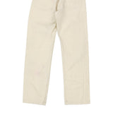 Emporio Armani Trousers - 25W UK 6 Cream Cotton