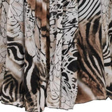 Unbranded Animal print Mini Dress - Large Brown Polyester