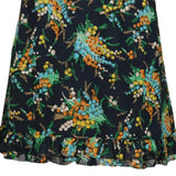 Unbranded Floral Mini Dress - Small Multicoloured Viscose Blend