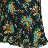 Unbranded Floral Mini Dress - Small Multicoloured Viscose Blend