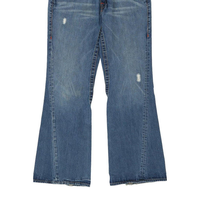 True Religion Flared Jeans - 36W UK 14 Blue Cotton