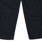 Benetton Trousers - 28W UK 10 Navy Cotton