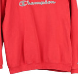 Age 13-14 Champion Sweatshirt - Large Red Cotton Blend