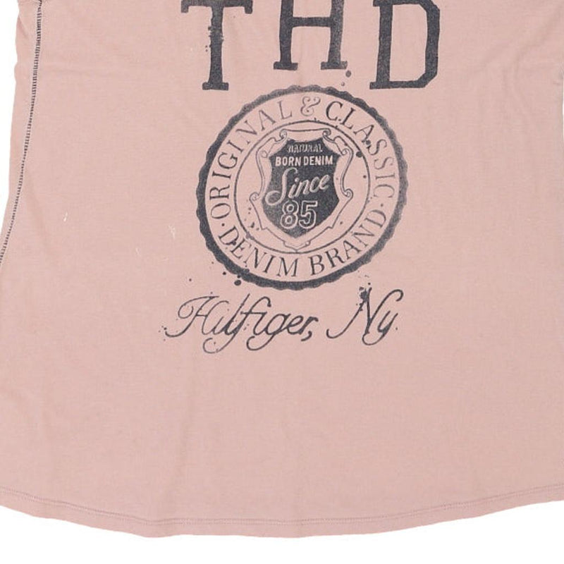 New York Hilfiger Denim Vest - Small Pink Cotton