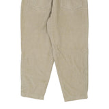 Fila Cord Trousers - 37W 26L Beige Cotton