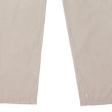 Sisley Cargo Trousers - 34W UK 14 Beige Cotton
