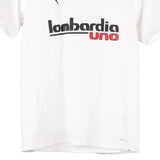 Age 11-12 Lombardia Uno Puma Football T-Shirt - Medium White Polyester
