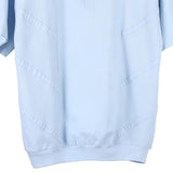 1970s Unbranded Polo Shirt - Medium Blue Acrylic Blend