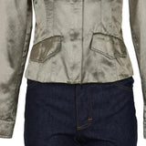 Unbranded Jacket - Small Green Cotton Blend