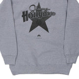 Vintage grey Made in USA Jimmy Hollywood Signal Sports Sweatshirt - mens large