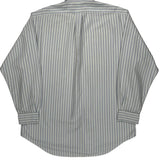 Ralph Lauren Striped Shirt - Large Blue Cotton