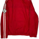 Tommy Hilfiger Logo On Chest And Sleeve Tommy Hilfiger Striped Jacket - Large Red Polyester