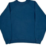 Blank Unbranded Sweatshirt - Large Blue Cotton