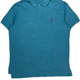 Polo By Ralph Lauren Polo Shirt - 2XL Blue Cotton