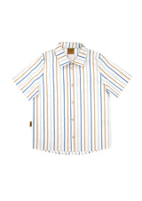 Boys shirt with blue stripes