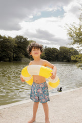 Boys swim shorts Aderi - Teal Garden of Eden