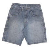 WRANGLER Mens Shorts Blue Denim Cargo Style L W32 Workwear Cotton Blend