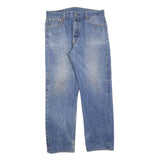 LEVI'S 501 Mens Jeans Blue Regular Straight Denim Medium W34 L30 Button Fly