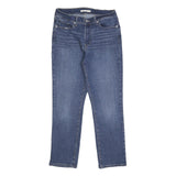 LEVI'S Womens Classic Blue Denim Straight Jeans W29 L28 Zip Cotton Blend