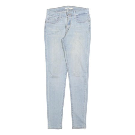 LEVI'S 710 Womens Jeans Blue Slim Skinny Denim Light W28 L30 Stretch