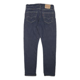 LEVI'S Womens Regular Fit Skinny Blue Denim Raw W29 L27 Classic Zip Jeans