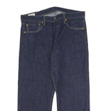 LEVI'S 501 Mens Jeans Blue Regular Straight Denim Raw W34 L25 Classic Style