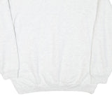 HANES Mens Light Grey Crew Neck L Cotton Blend Casual Sweatshirt Pullover