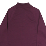 CHAMPION Womens Maroon Crew Neck Sweatshirt M Cotton Pullover Lightweight