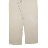 DICKIES Mens Regular Beige Cotton Blend Trousers W36 L32 Workwear Straight Fit